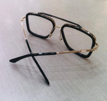 Carregar imagem no visualizador da galeria, Oculos de grau Masculino Tony Stark Preto e Dourado
