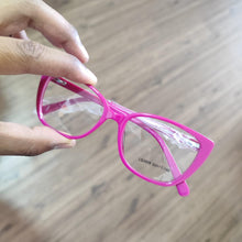 Carregar imagem no visualizador da galeria, Oculos Rosa Shock Gatinha Acetato Armação Pink