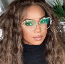 Carregar imagem no visualizador da galeria, Armação Dourada Starlight Reflective Metal Grande