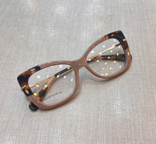 Carregar imagem no visualizador da galeria, Armação Lisboa Nude Quadrada Acetato Haste Metal