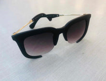 Carregar imagem no visualizador da galeria, Oculos de sol Preto Vazado Quadrado Grande Degrade