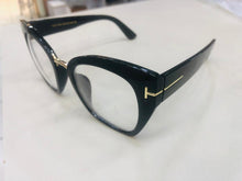Carregar imagem no visualizador da galeria, Armação de grau Denis Preta óculos Grande Haste Grossa