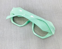 Carregar imagem no visualizador da galeria, Armacao de Grau verde Agua Haste Grossa Geomatrica