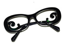 Carregar imagem no visualizador da galeria, Oculos de grau Preto Baroque Clássico Haste Caracol