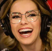 Carregar imagem no visualizador da galeria, Óculos Sandy Dourado Metal Próprio Para Grau