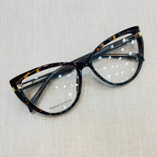 Oculos De Grau Gatinho Oncinha Retro Marrom exclusivo - OFGGATOA1