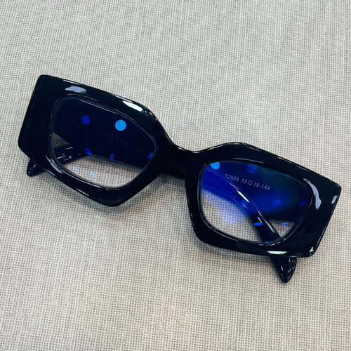 Oculos de Grau Masculino Preto Haste Grossa Personalidades