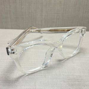 Oculos Anitta Transparente Arredondado Grosso Para Grau