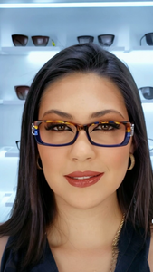 Oculos Armação De Grau Feminina Onça Azul Leitura