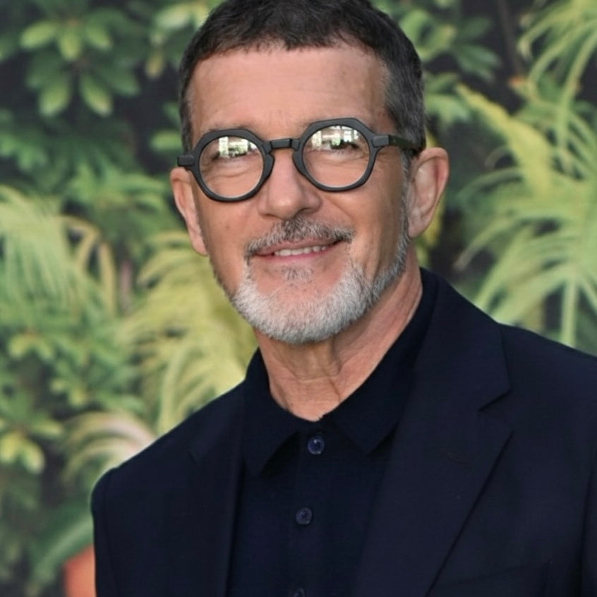 Óculos Preto Pequeno Clássico Minimalista Tony