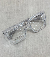 Carregar imagem no visualizador da galeria, Oculos De Grau Narriman Transparente Quadrado Bem Grande