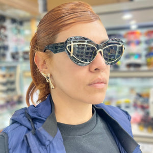 Oculos de sol Exótico Preto Exclusivo