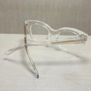 Oculos Anitta Transparente Arredondado Grosso Para Grau