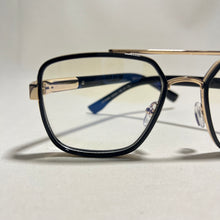 Carregar imagem no visualizador da galeria, Oculos de grau Masculino Tony Stark Preto e Dourado