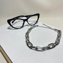 Carregar imagem no visualizador da galeria, Oculos de grau gatinho preto sapatinho em acetato - OFGGATPO16