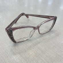 Carregar imagem no visualizador da galeria, Armacao Rose Quadrada Grande Delicada clom Strass