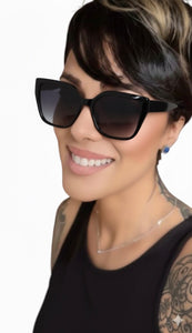 Armação bulget Clip-pon Preto Quadrada Grande Personalidades