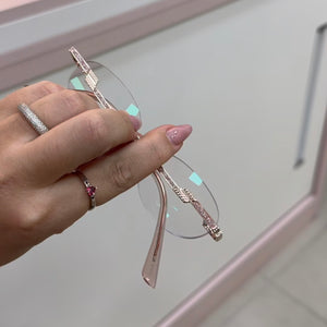 Oculos Virginia Balgriff Lente Flutuante Oval