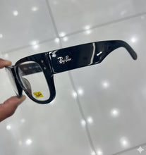 Carregar imagem no visualizador da galeria, Óculos Megan Preto Resistente Haste Bem Grossa