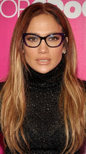 Carregar imagem no visualizador da galeria, Oculos para grau Roxo Acetato lindo J.Lo