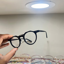 Carregar imagem no visualizador da galeria, Óculos Redondo Jo Soares Retro Preto Escritor Intelectual