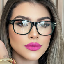 Carregar imagem no visualizador da galeria, Oculos Verde Escuro Haste Grossa Personalidades