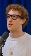 Carregar imagem no visualizador da galeria, Óculos de grau wayfarer preto resistente Unissex mark zuckerberg