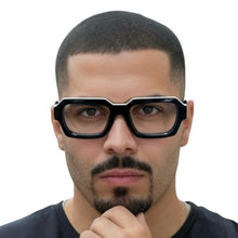 Carregar imagem no visualizador da galeria, Oculos Masculino Hungria Preto Design Moderno