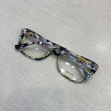 Carregar imagem no visualizador da galeria, Oculos Verde e Nude Quadrado em Acetato Todo Estilizado Safari