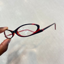 Carregar imagem no visualizador da galeria, Oculos Leitura Pequeno Oval Preto Gatinho
