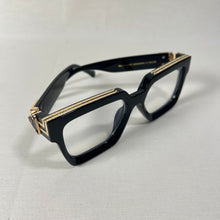 Carregar imagem no visualizador da galeria, Oculos armação de grau Preto Grande Quadrado Milionare