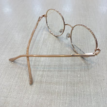 Carregar imagem no visualizador da galeria, Oculos armação de grau redonda ROSE GOLD bem grande