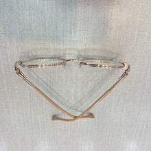 Carregar imagem no visualizador da galeria, Oculos armação de grau redonda ROSE GOLD bem grande