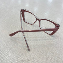 Carregar imagem no visualizador da galeria, Armacao Rose Quadrada Grande Delicada clom Strass