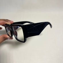 Carregar imagem no visualizador da galeria, Oculos Masculino Quadrado Preto Haste Bem Grossa