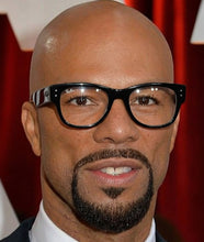 Carregar imagem no visualizador da galeria, Óculos Megan Preto Resistente Haste Bem Grossa