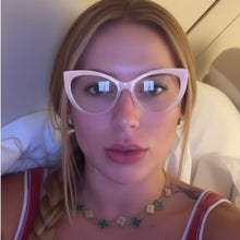 Carregar imagem no visualizador da galeria, Oculos de Grau Lilas Gatinho Lindo Modelo Ímpar