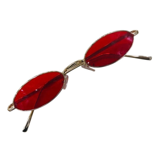 Oculos Rita Lee Vermelho