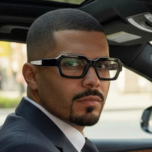 Carregar imagem no visualizador da galeria, Oculos Masculino Hungria Preto Design Moderno