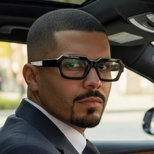 Oculos Masculino Hungria Preto Design Moderno