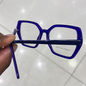 Oculos de grau Geométrico Natuza Nery Roxo