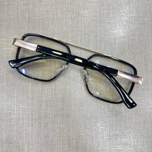 Carregar imagem no visualizador da galeria, Oculos de grau Masculino Tony Stark Preto e Dourado