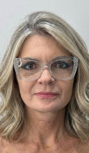 Carregar imagem no visualizador da galeria, Armação Feminina Transparente Retangular Óculos De Novela