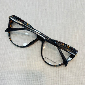 Oculos De Grau Gatinho Oncinha Retro Marrom exclusivo - OFGGATOA1