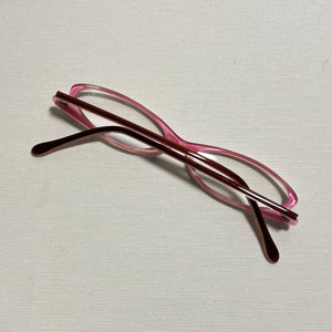 Óculos Pequeno Vemelho Bordo Delicado Leitura