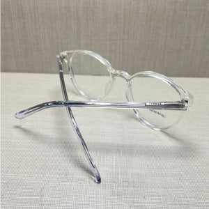 Oculos Felca Redondo Transparente Tamanho Medio