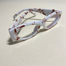 Carregar imagem no visualizador da galeria, Oculos Branco Marmore Mulher Magnética