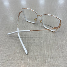 Carregar imagem no visualizador da galeria, Armação de grau Gatinha Branco Metal Chiquetoso