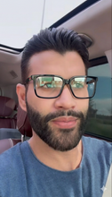Carregar imagem no visualizador da galeria, Oculos Masculino Preto Tamanho 57 Quadrado