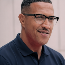 Carregar imagem no visualizador da galeria, Oculos Grosso Mano Brown Masculino Clubmaster
